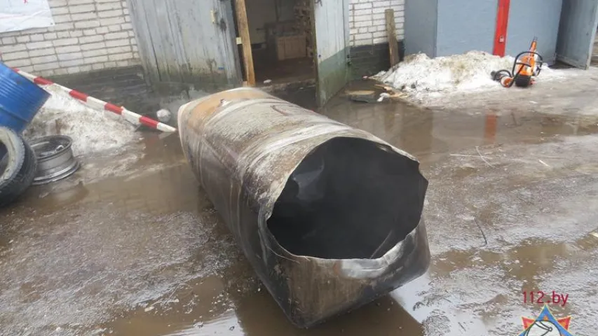 З'явіліся новыя здымкі з месца выбуху на станцыі тэхабслугоўвання ў Мінску