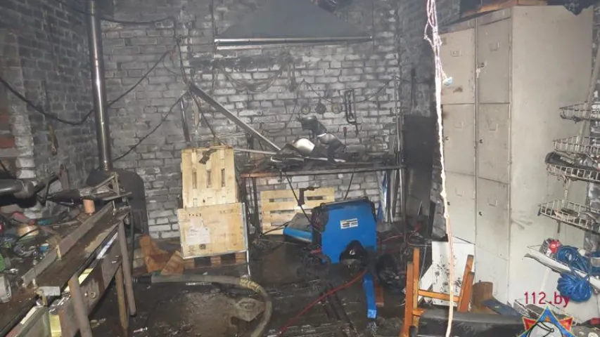 З'явіліся новыя здымкі з месца выбуху на станцыі тэхабслугоўвання ў Мінску