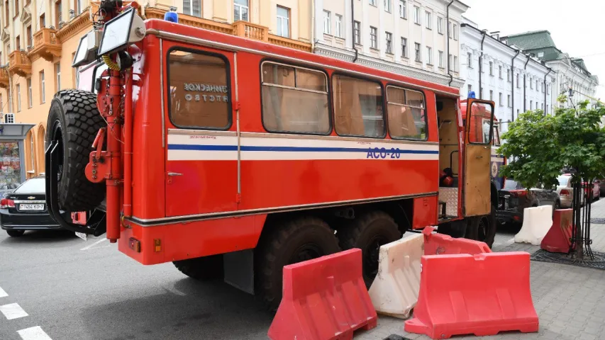 У Мінску быў ачэплены будынак Нацбанка, шукалі бомбу (фота)