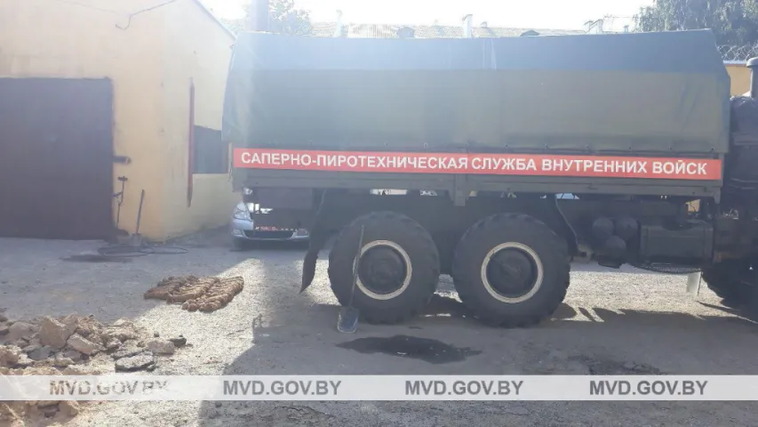 Каля Івацэвіцкага РАУС знайшлі 56 мін часоў Другой сусветнай