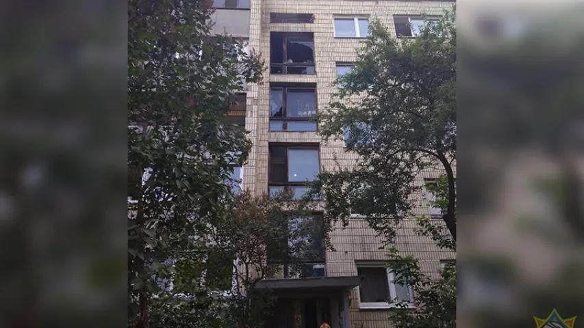 Мінчук на пажары з парэнчаў гаўбца прасіў дапамогі ў ратавальнікаў (відэа)