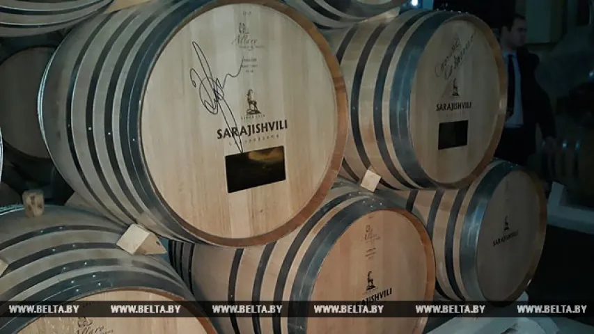 Лукашэнку ў Тбілісі пачаставалі каньяком 125-гадовай вытрымкі
