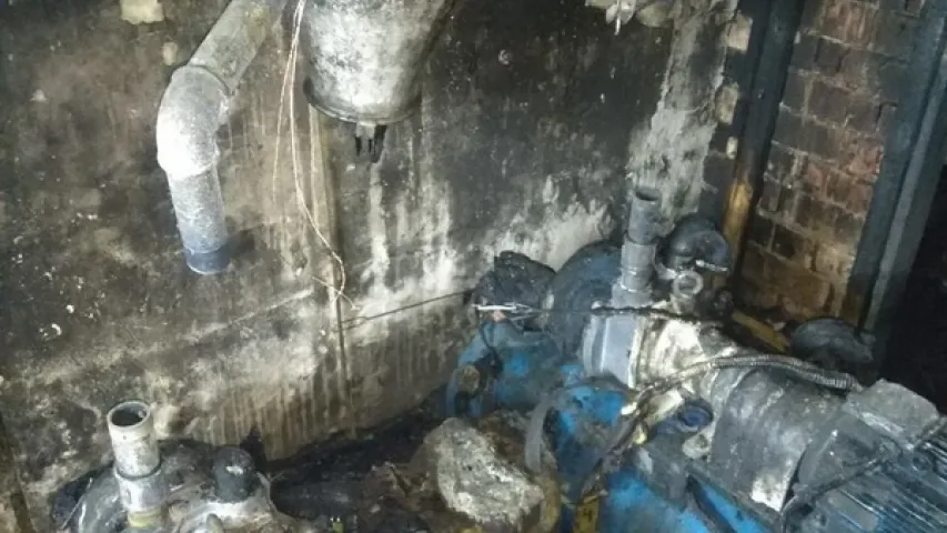 Ва Уздзенскім раёне падчас пажару з фермы паспелі вывесці амаль 200 кароў