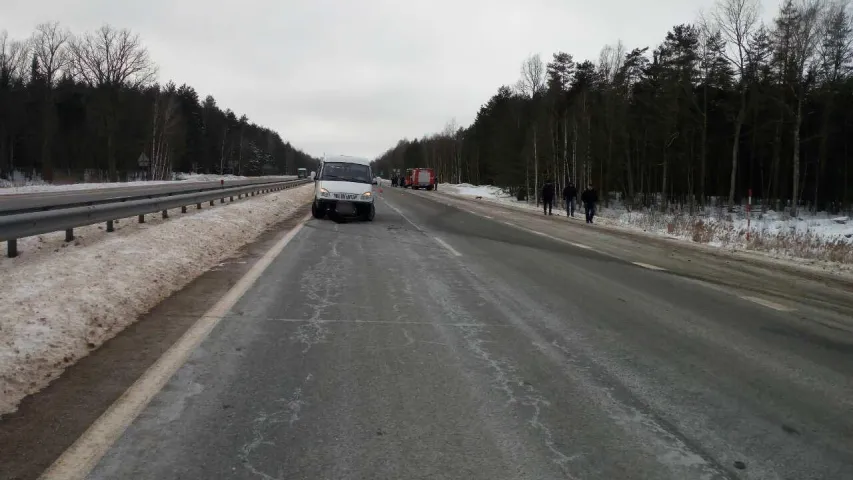 У ДТЗ на трасе М-1 у Івацэвіцкім раёне сур'ёзна пацярпелі жанчына і дзіця
