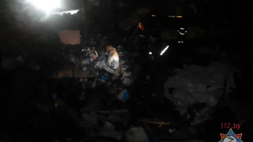 Падрабязнасці выбуху ў гаражах у Мачулішчах: тры чалавекі пацярпелі