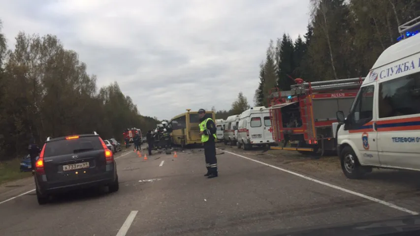 У Цвярской вобласці Расіі ў аварыі загінулі 13 чалавек