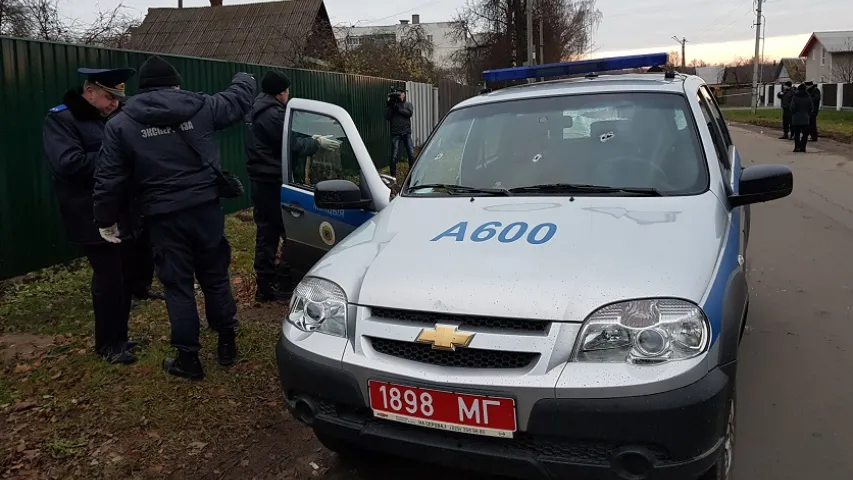 У Магілёве высвятляюць усе абставіны захопу закладнікаў у банку (фота)