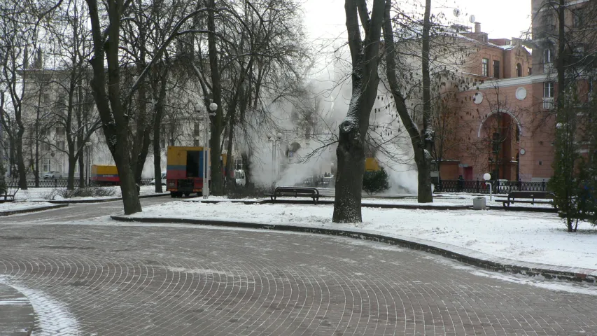 У цэнтры Мінска ў выніку аварыі без цяпла засталіся дзясяткі дамоў (фота)