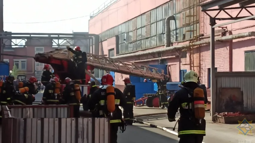 Раніцай 9 чэрвеня ліквідавалі пажар на МТЗ