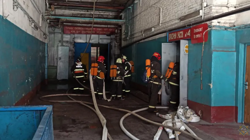 Раніцай 9 чэрвеня ліквідавалі пажар на МТЗ