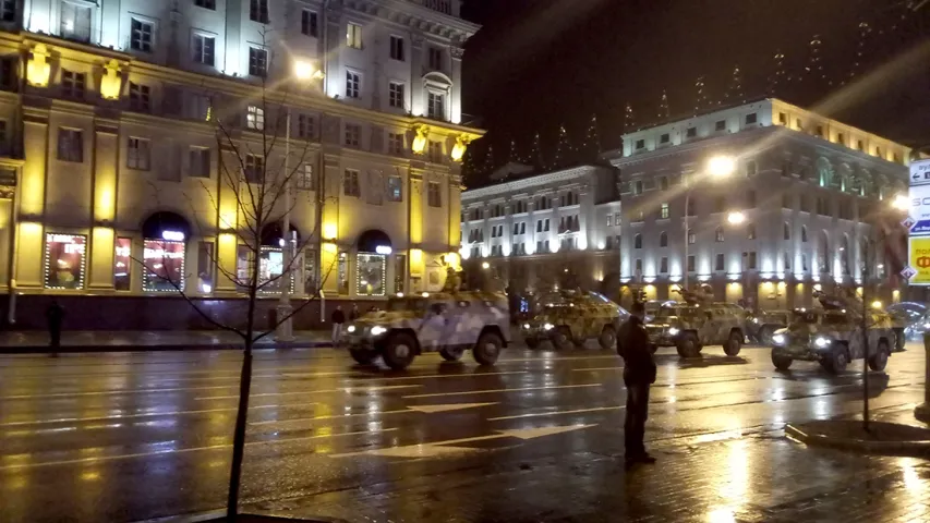 У Мінску прайшла першая рэпетыцыя маршу да 100-годдзя міліцыі (фота)