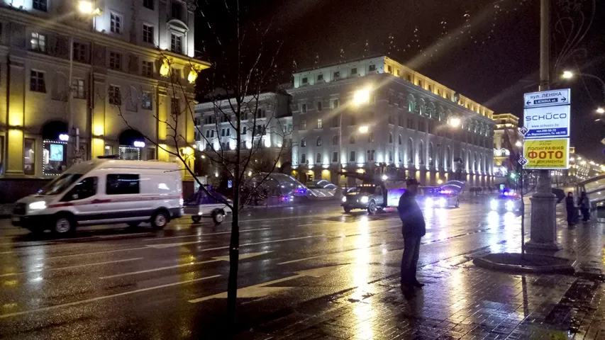У Мінску прайшла першая рэпетыцыя маршу да 100-годдзя міліцыі (фота)