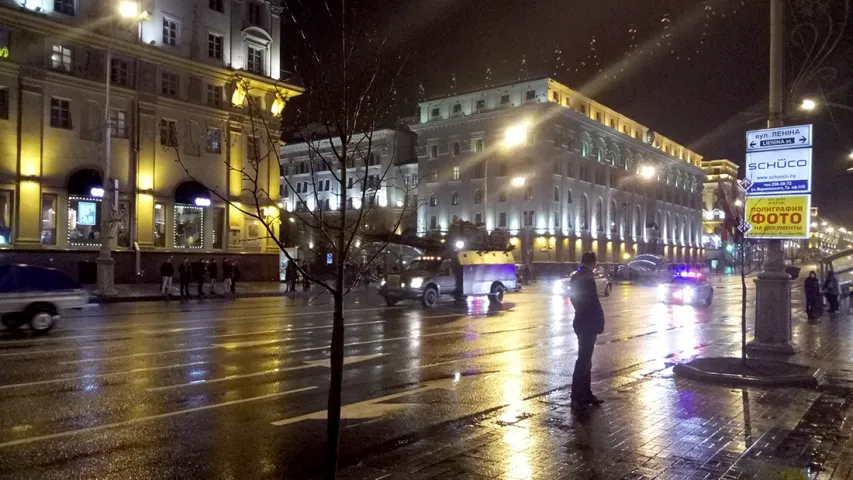 У Мінску прайшла першая рэпетыцыя маршу да 100-годдзя міліцыі (фота)