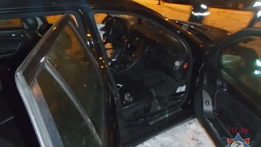Кіроўца, які трапіў у аварыю на МКАД, прасіў МНС вызваліць яго (фота)