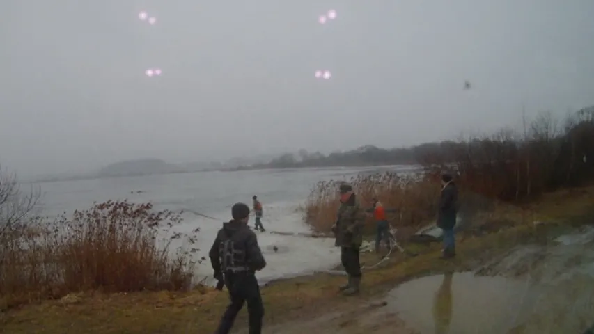 Раніцай на Мінскім моры тануў чалавек (фота)