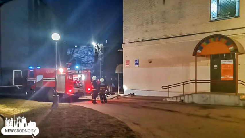 У цэнтры Гродна гарэў салярый
