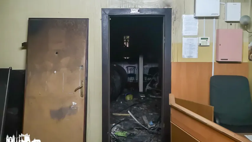 У цэнтры Гродна гарэў салярый