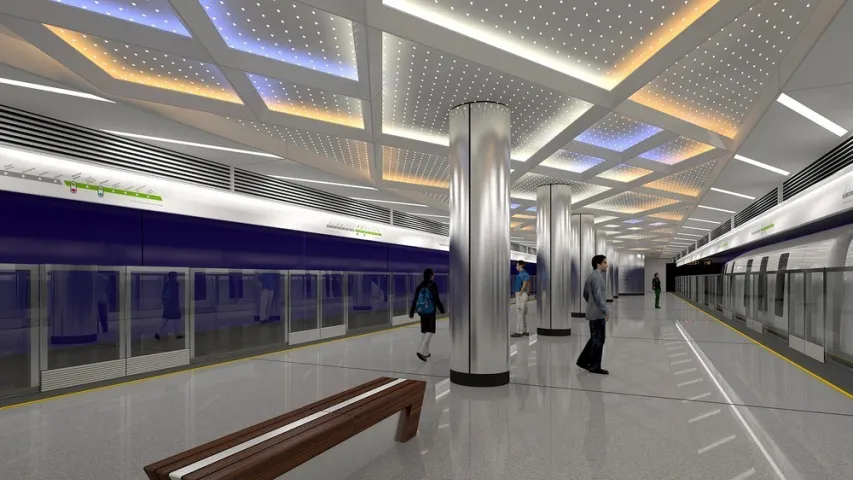 Опубликованы новые рендеры станций третьей линии метро