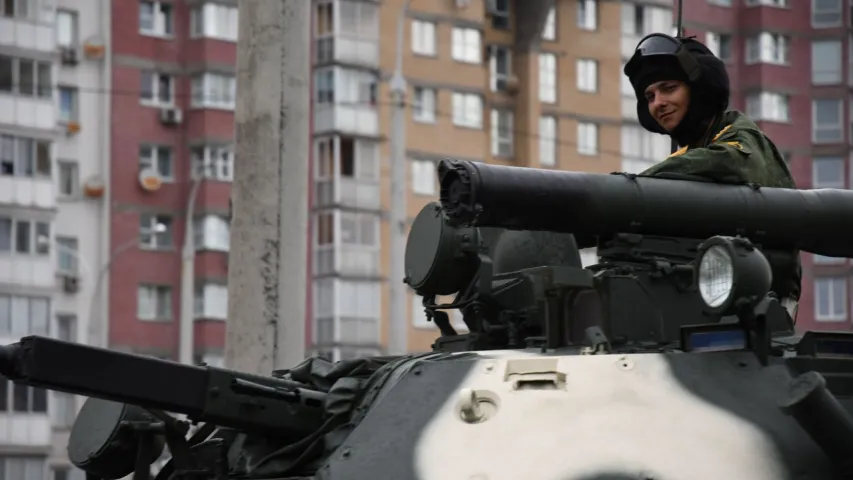 Танкі ў горадзе! Рэпетыцыя парада на вуліцах Мінска