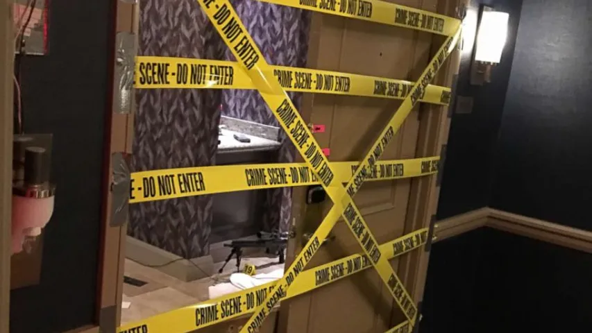 У СМі з'явіліся фота і відэа з пакоя стралка з Лас-Вегаса