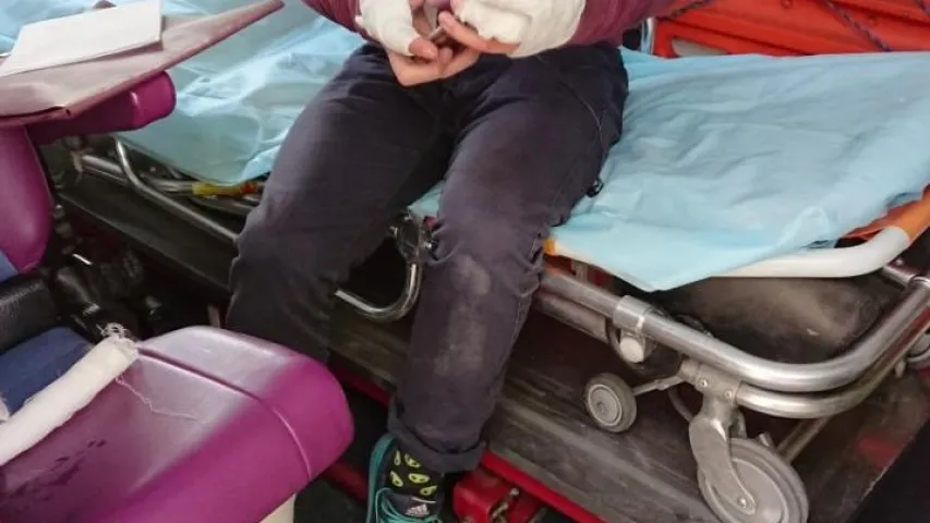 У падвале мінскай школы загарэўся ацэтон, пацярпелі два вучні 9-га класа