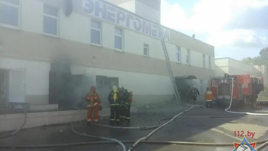 З прадпрыемства ў Фаніпалі эвакуявалі 50 чалавек (фота)